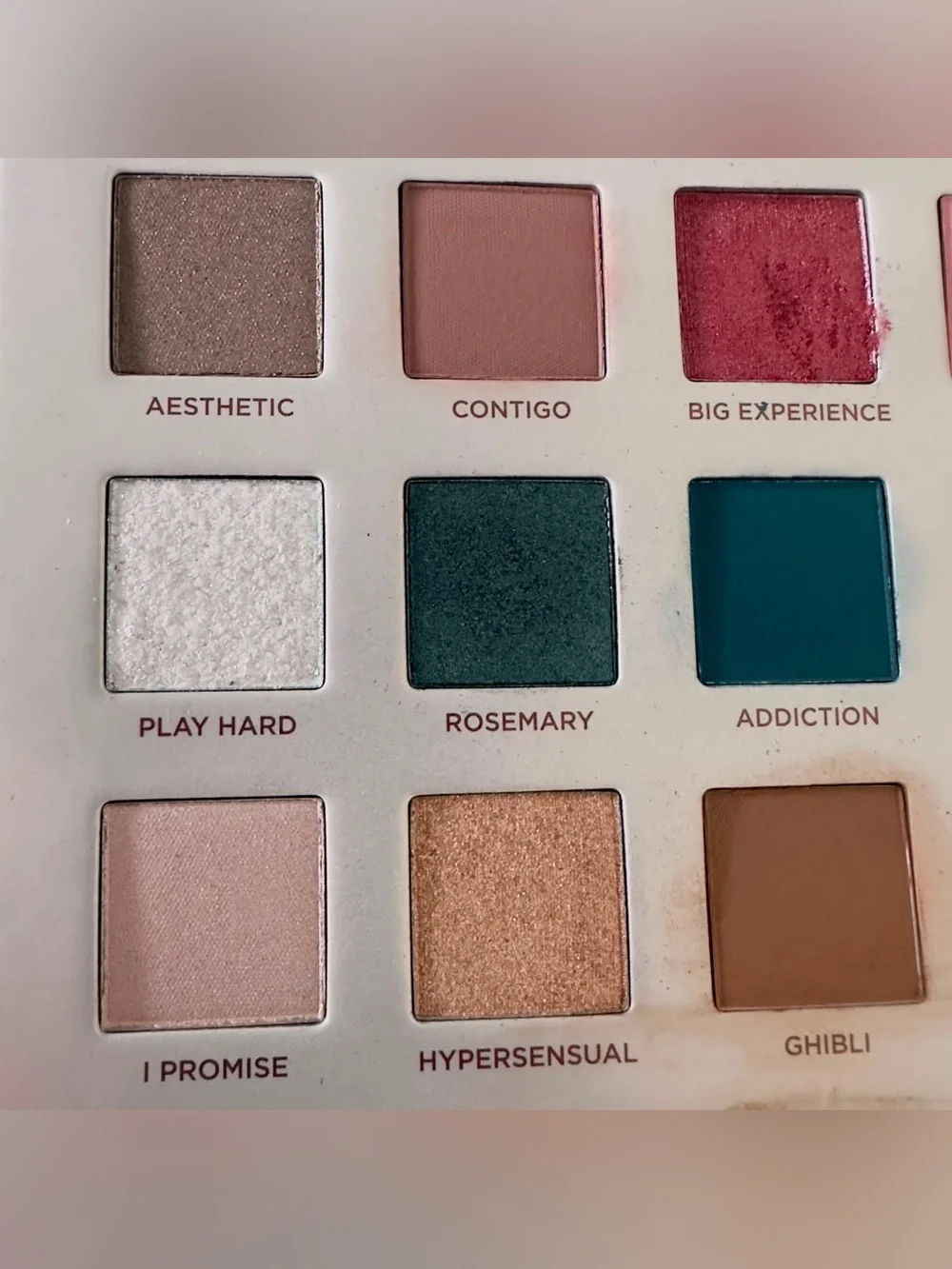 EUC Nabla Secret Eyeshadow and Pressed Pigment Palette